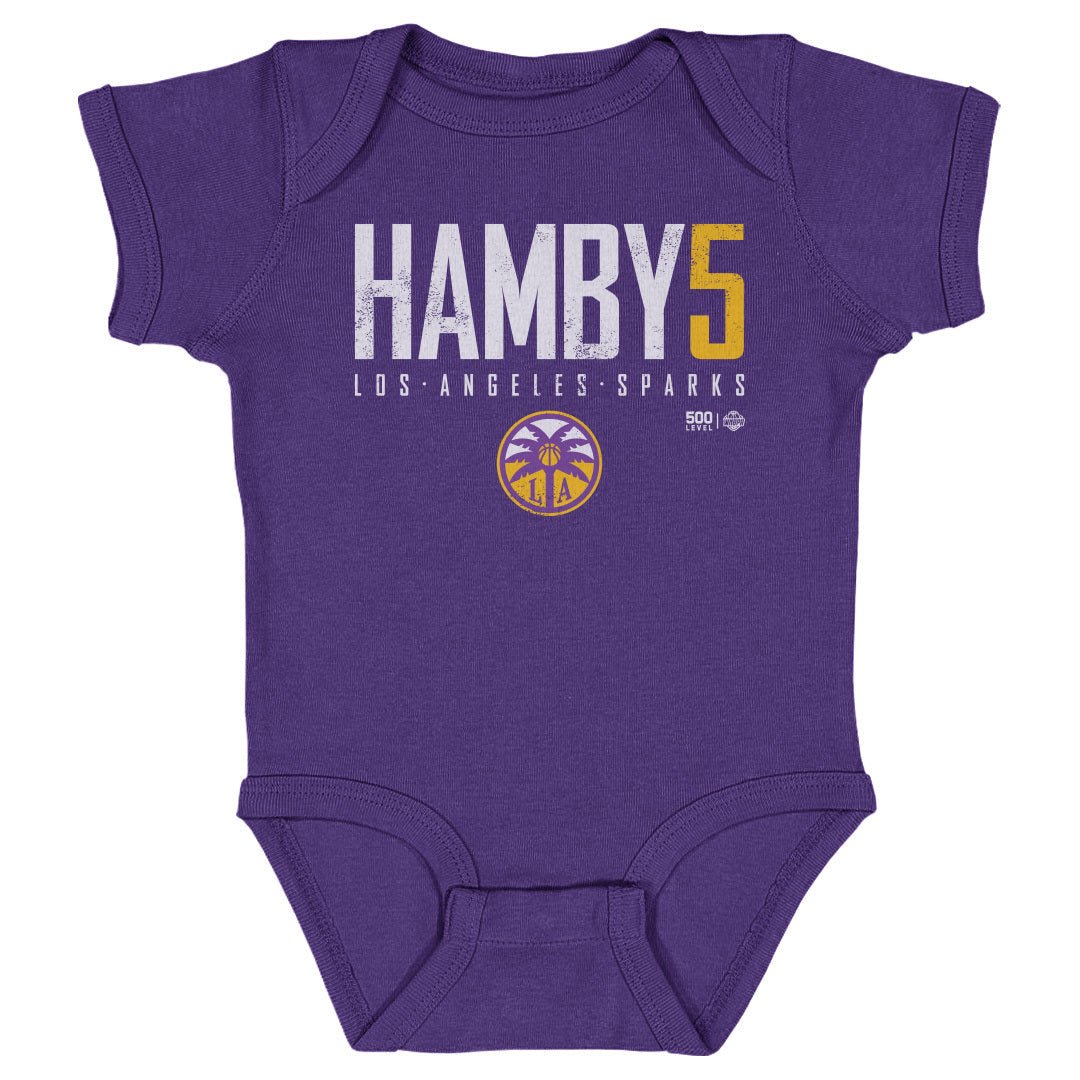 Dearica Hamby Los Angeles Sparks Elite WHT
