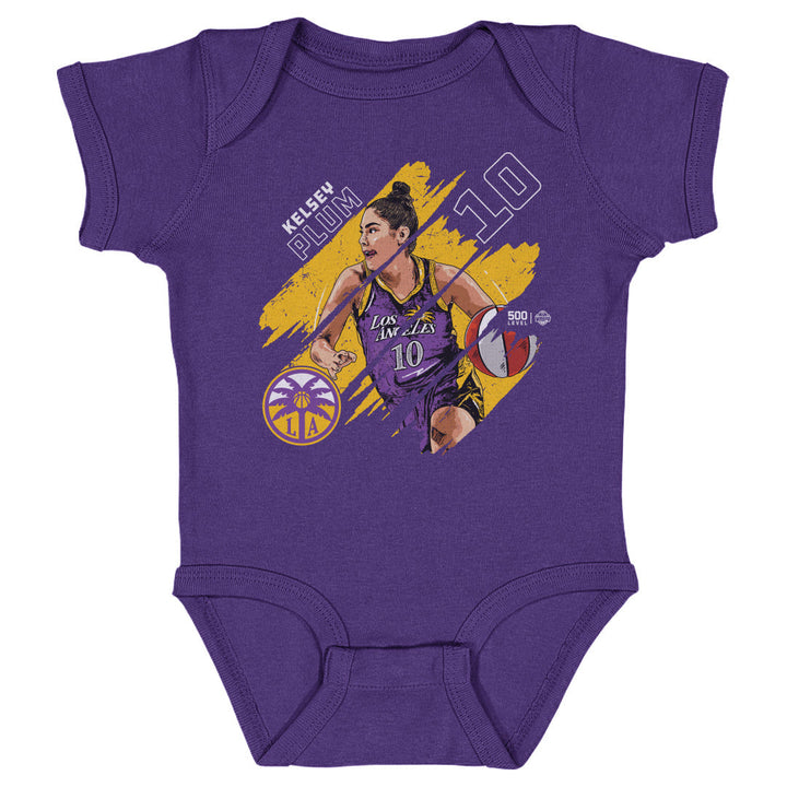 Kelsey Plum Los Angeles Sparks Stripes WHT