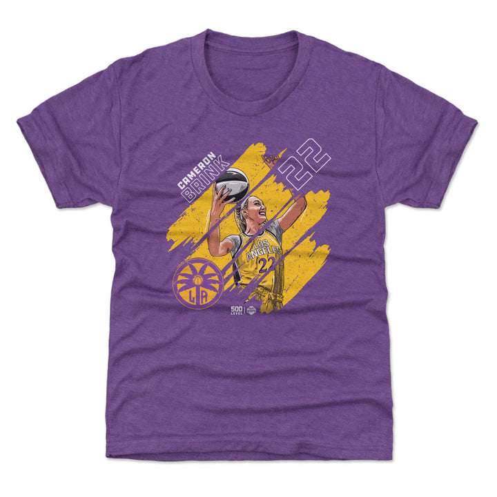 Cameron Brink Los Angeles Sparks Stripes WHT