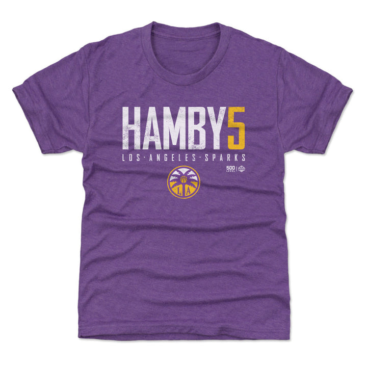 Dearica Hamby Los Angeles Sparks Elite WHT