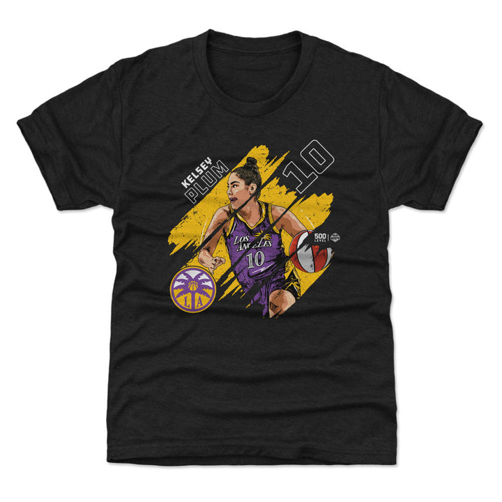 Kelsey Plum Los Angeles Sparks Stripes WHT