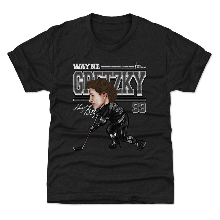 Wayne Gretzky Los Angeles Cartoon WHT