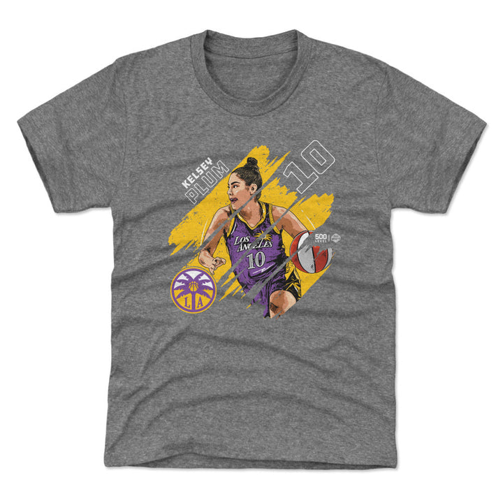 Kelsey Plum Los Angeles Sparks Stripes WHT