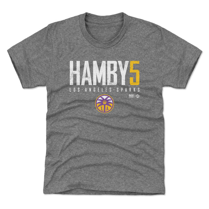 Dearica Hamby Los Angeles Sparks Elite WHT