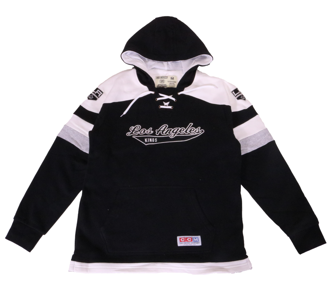 LA Kings CCM Black Jersey Pullover Hoodie