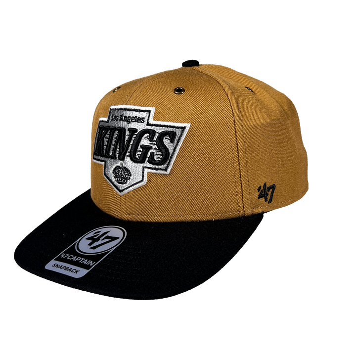 LA Kings 47 Workshop 2T Brown Black Hat Snapback