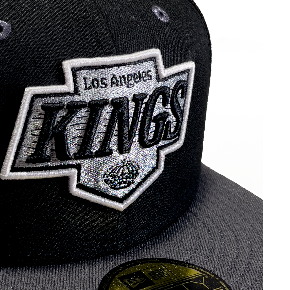Kings 5950 Chevy Logo 24 Black Grey Fitted