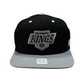 LA Kings CCM Black Grey Flat Brim Snapback Hat