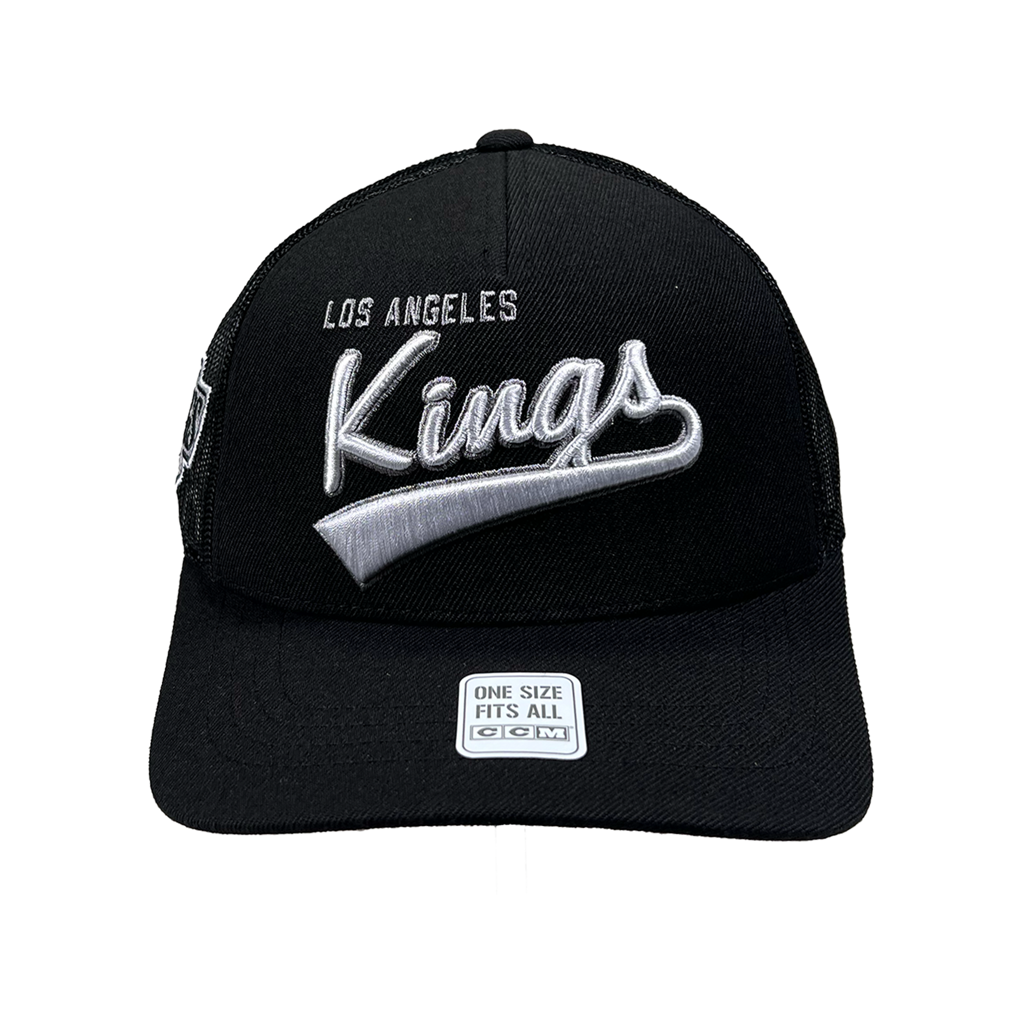 Mitchell & Ness Los Angeles Kings Rising Tide Grey Snapback Hat - Wayne Gretzky