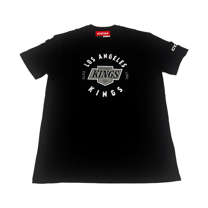 LA Kings CCM Black Short Sleeve Tee