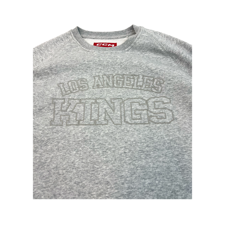 LA Kings CCM Grey Fleece Crewneck