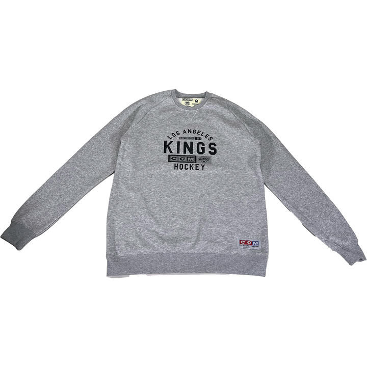 LA Kings CCM Grey Fleece Crewneck