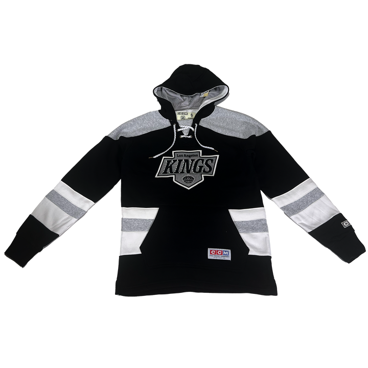 LA Kings CCM Jersey Black Pullover Hoodie