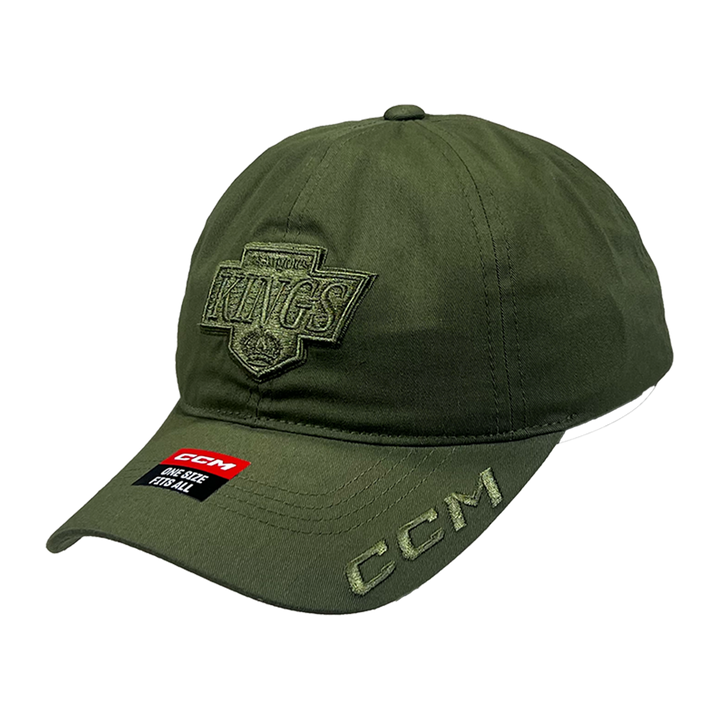 LA Kings CCM Olive Logo Slouch