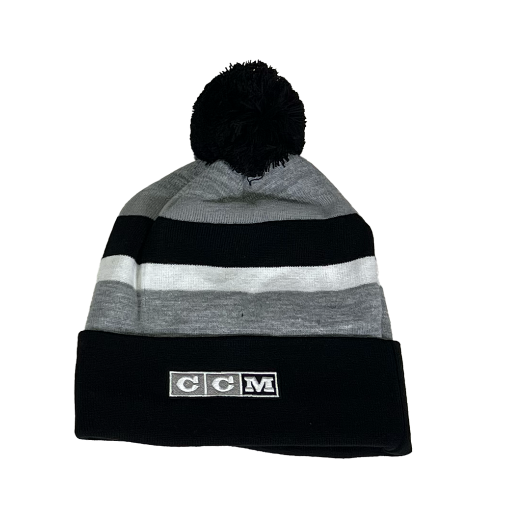 LA Kings CCM Chevy Logo Stripe Pom Knit