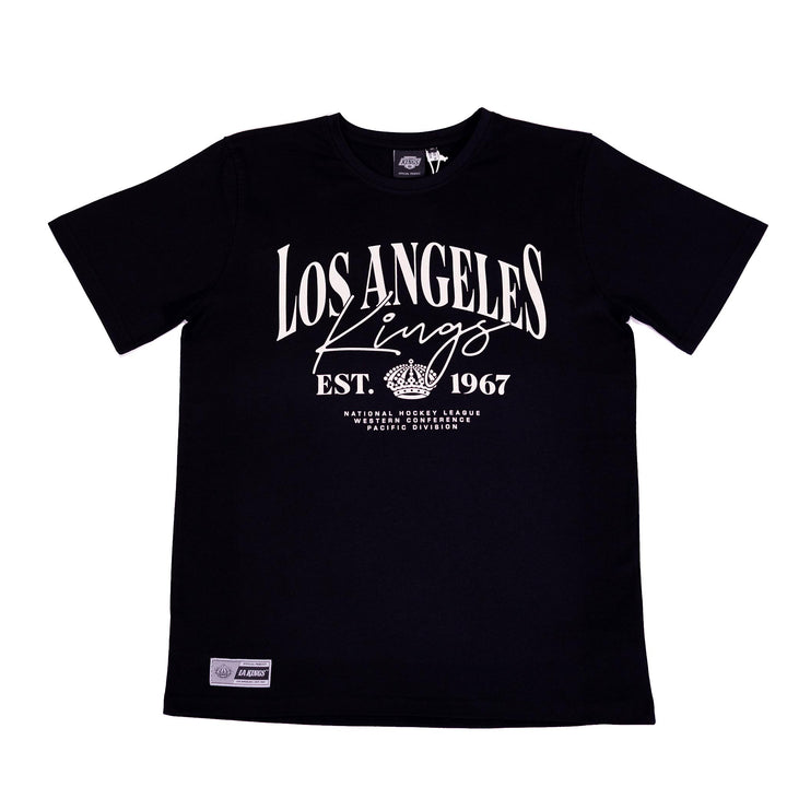 LA Kings Script Crown SS Tee