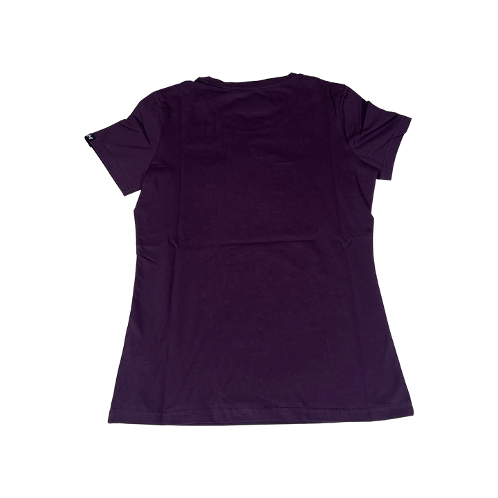 LA Kings Womens Chevy Logo Purple Short Sleeve Tee