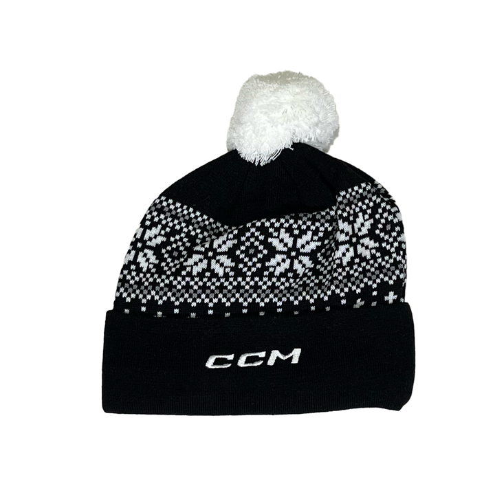 LA Kings CCM Wordmark Logo Pom Knit