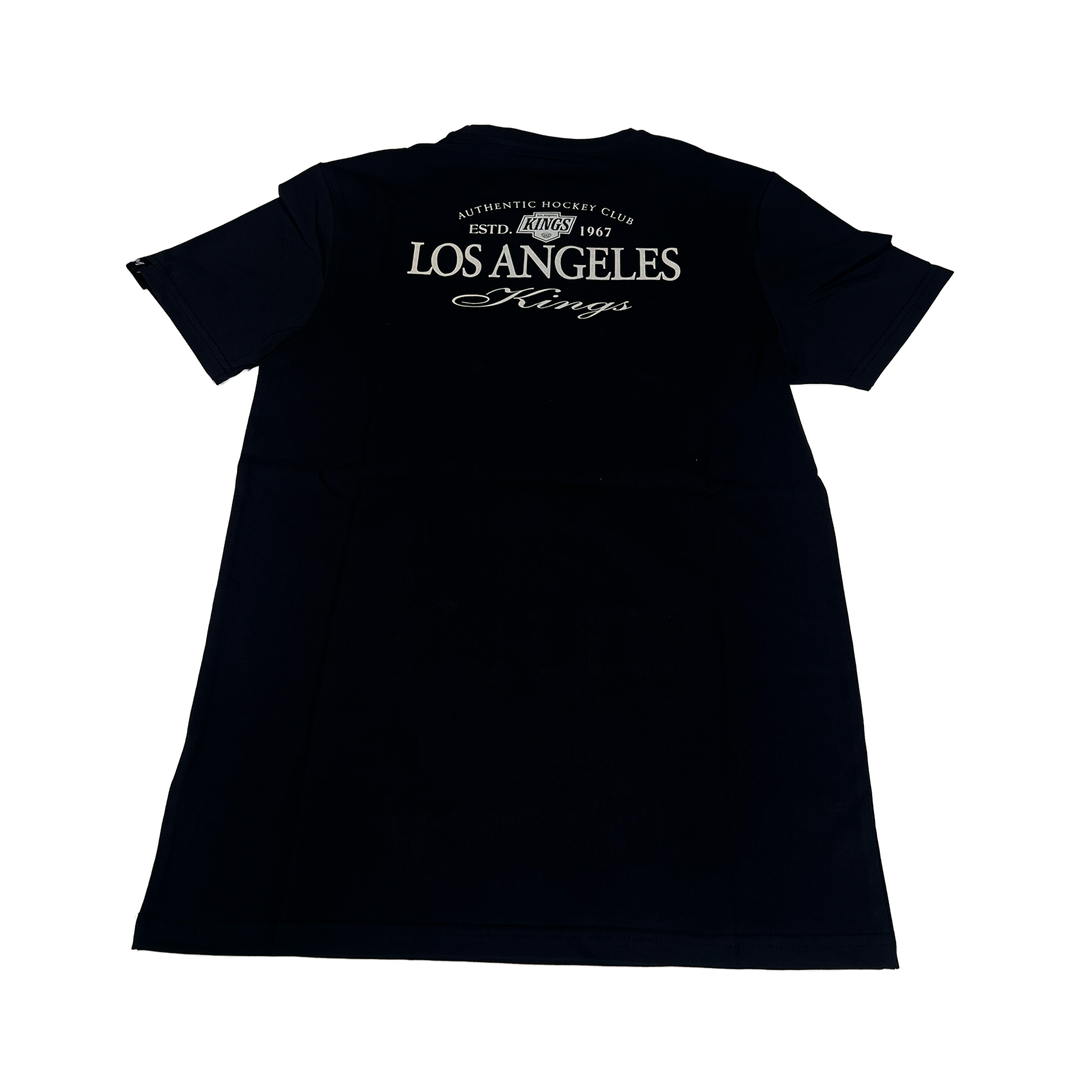 LA Kings FB Chevy Logo Black Short Sleeve Tee