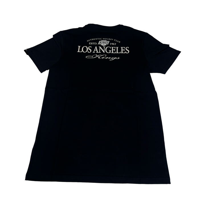 LA Kings FB Chevy Logo Black Short Sleeve Tee