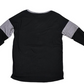 Kings Womens New Era Black/ Grey V-Neck Tie Long Sleeve T-Shirt