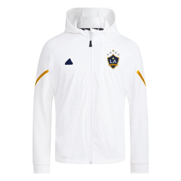 LA Galaxy 2024 adidas Angeleno Anthem White Full-Zip Jacket – TEAM