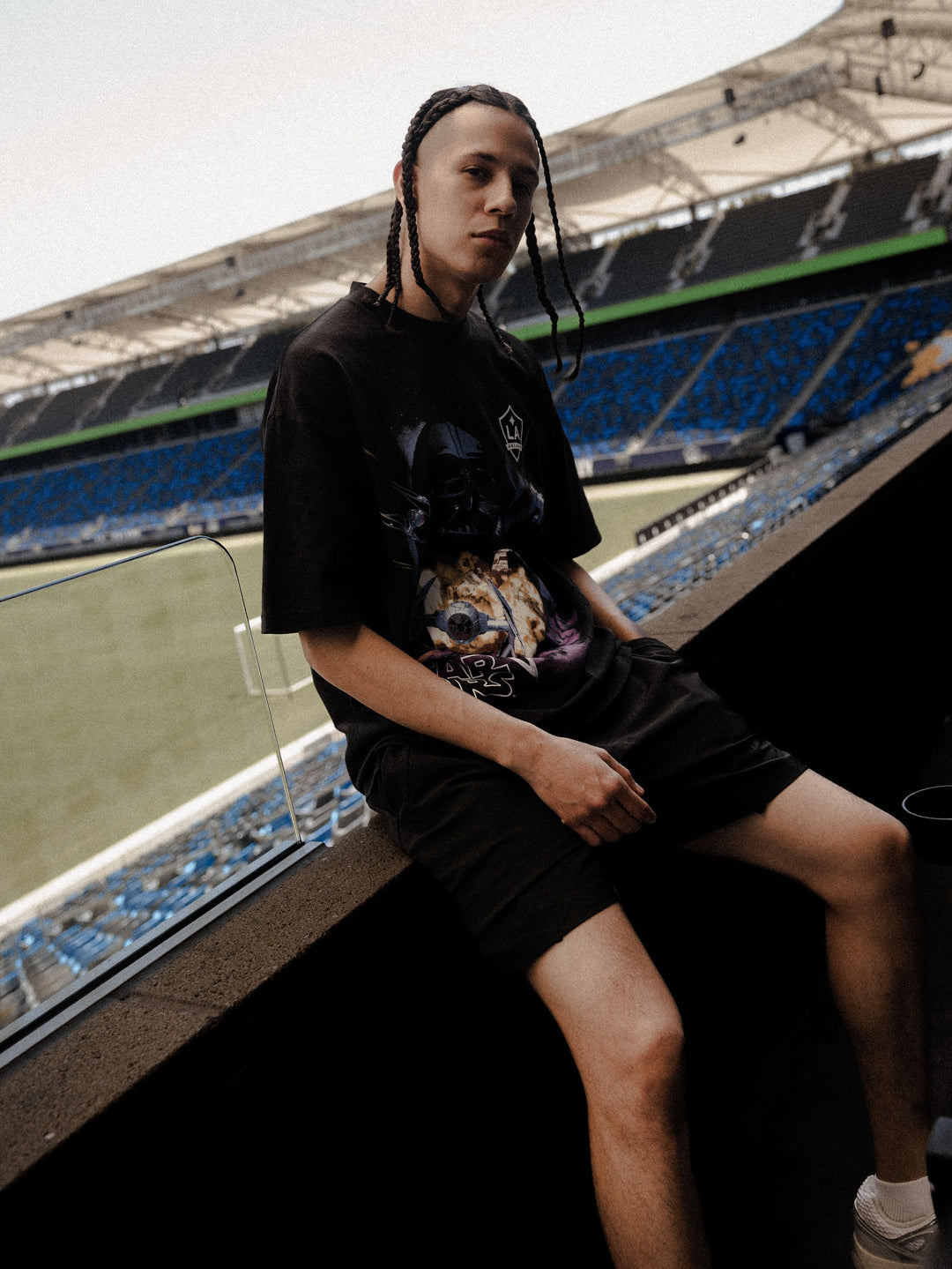 LA Galaxy Culture Kings Star Wars 96 Black Tee
