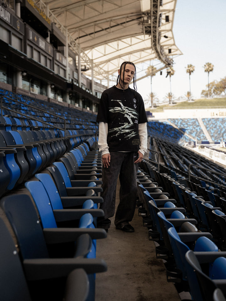 LA Galaxy Culture Kings Lightspeed Black Tee