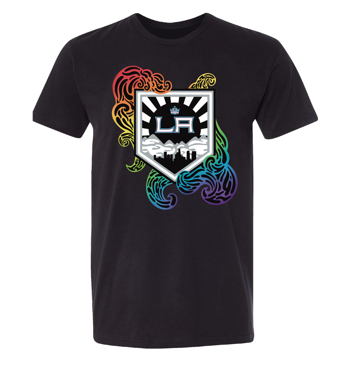 Kings Women's Violent Gentlemen Pride Night Black T-Shirt