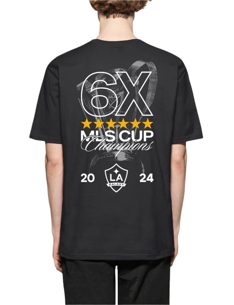 LA GALAXY 2024 6X CHAMPS BLACK T-SHIRT – TEAM LA Store