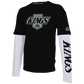 Kings Stadium Essentials NHL Spectator Black Long Sleeve Shirt