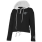 Kings Women Stadium Essentials NHL Game Plan Quarter Zip Black Hoodie