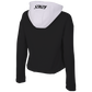 Kings Women Stadium Essentials NHL Game Plan Quarter Zip Black Hoodie