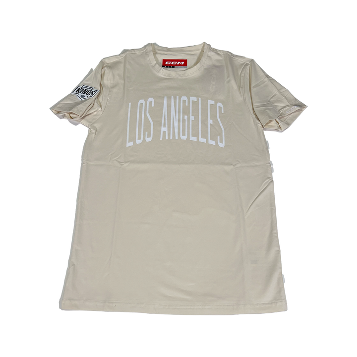 LA Kings Los Angeles Cream Short Sleeve Tee