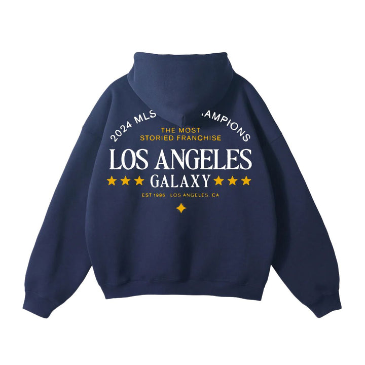 LA GALAXY 2024 MLS CUP CHAMPS NAVY HOODIE