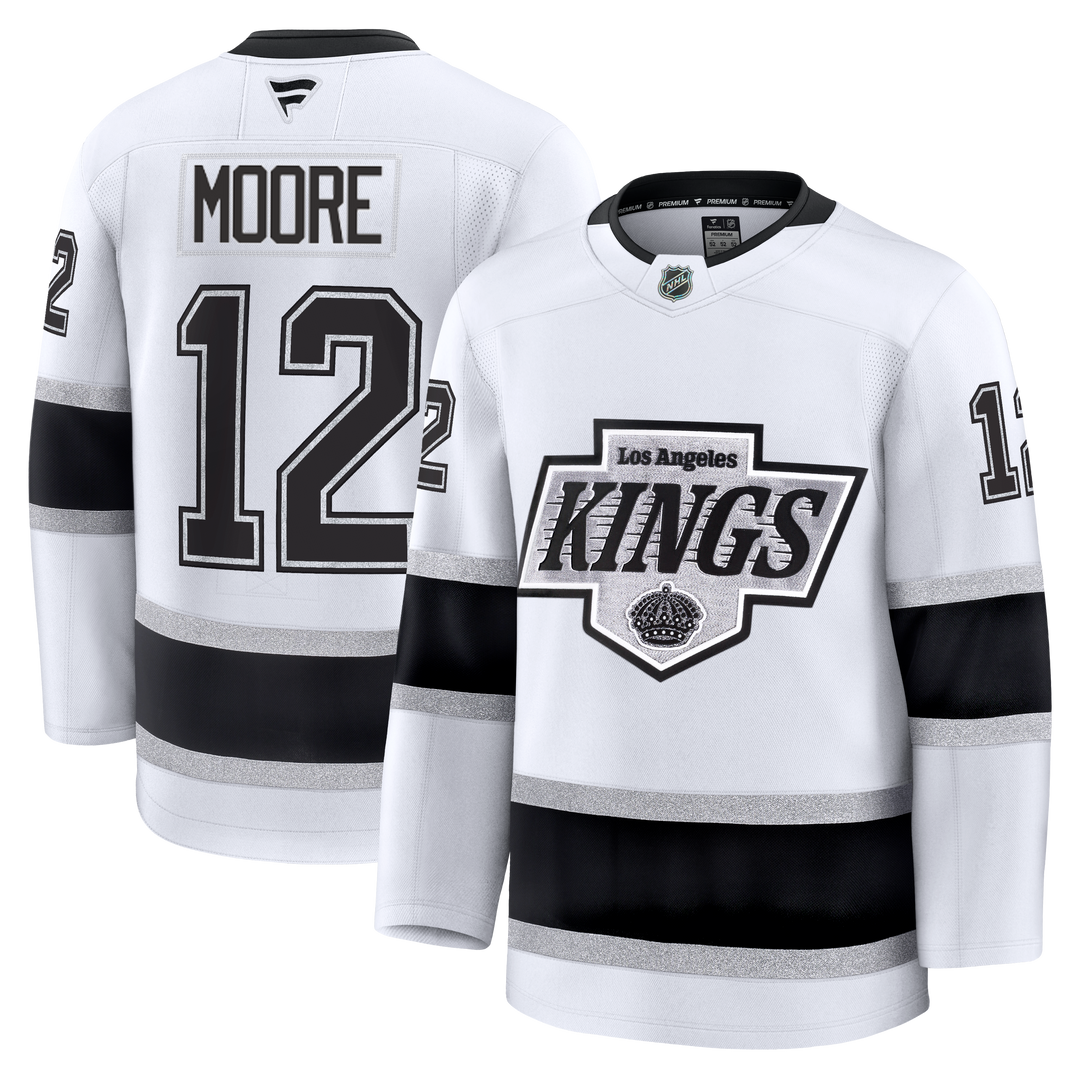 LA Kings Trevor Moore Premium White Away Jersey