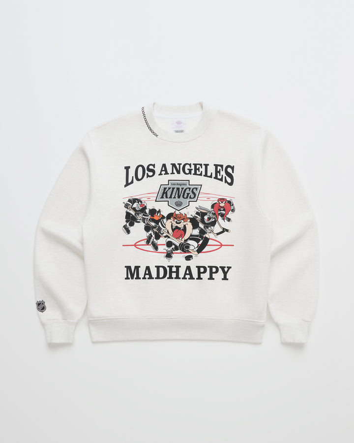 KINGS X MADHAPPY HEAVYWEIGHT CREWNECK ASH