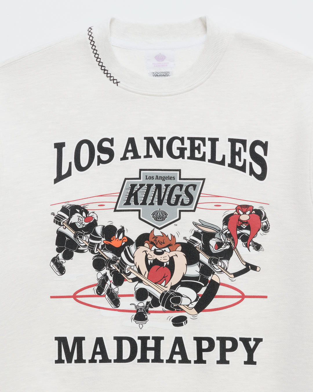 KINGS X MADHAPPY HEAVYWEIGHT CREWNECK ASH