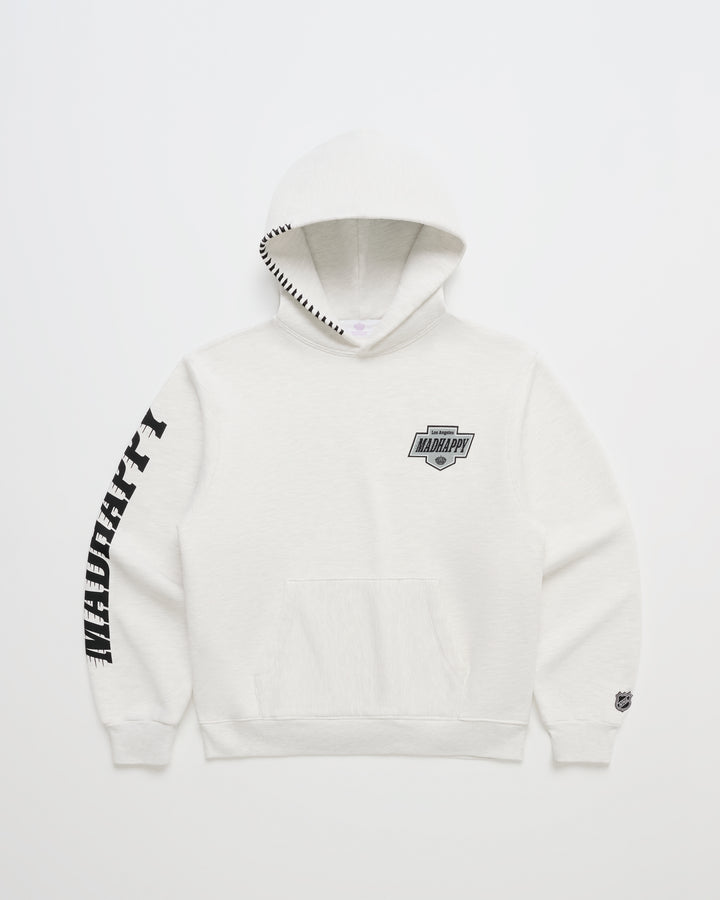 KINGS X MADHAPPY HEAVYWEIGHT HOODIE ASH