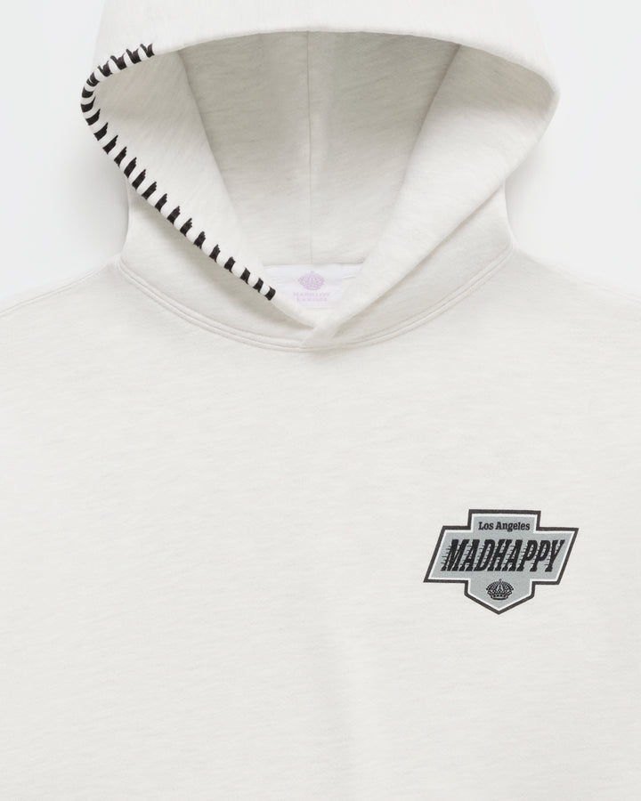 KINGS X MADHAPPY HEAVYWEIGHT HOODIE ASH