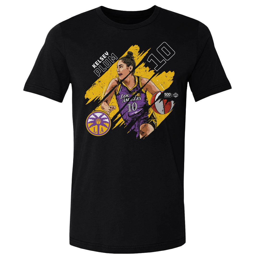 Kelsey Plum Los Angeles Sparks Stripes WHT