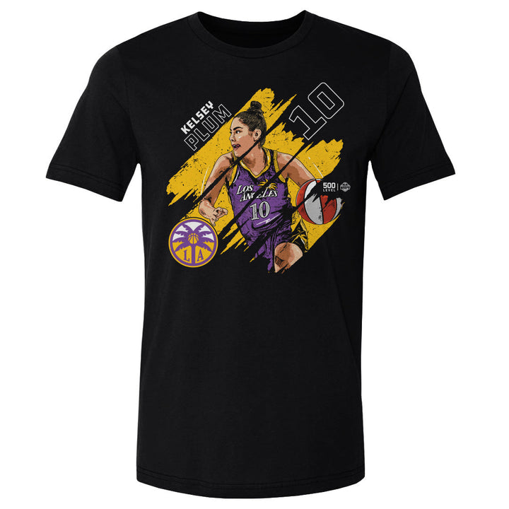 Kelsey Plum Los Angeles Sparks Stripes WHT