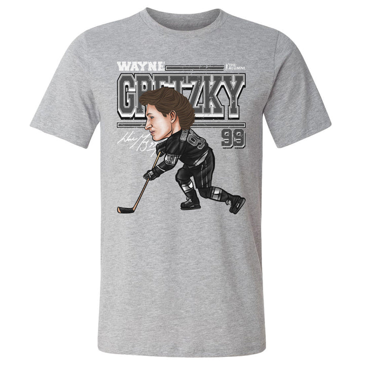 Wayne Gretzky Los Angeles Cartoon WHT