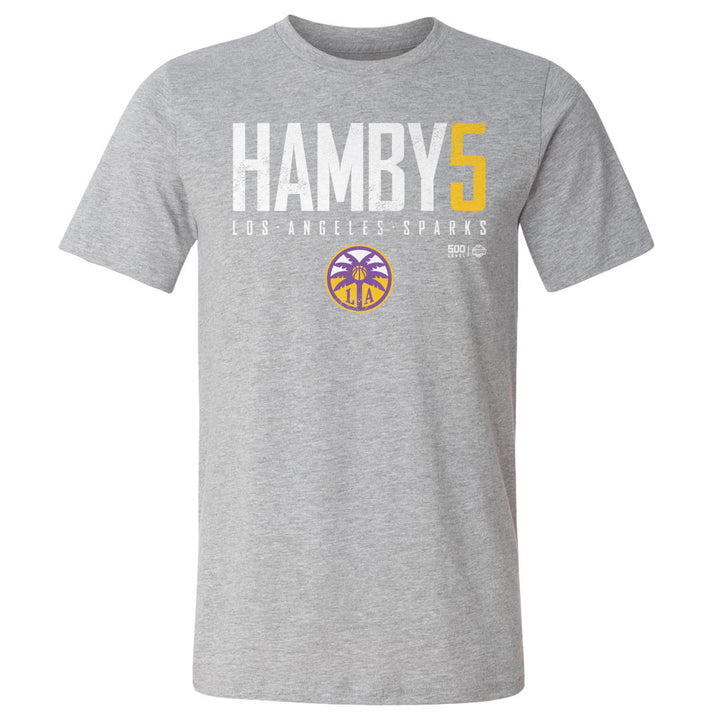 Dearica Hamby Los Angeles Sparks Elite WHT