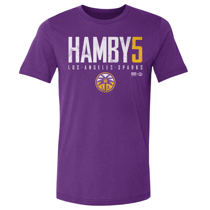 Dearica Hamby Los Angeles Sparks Elite WHT