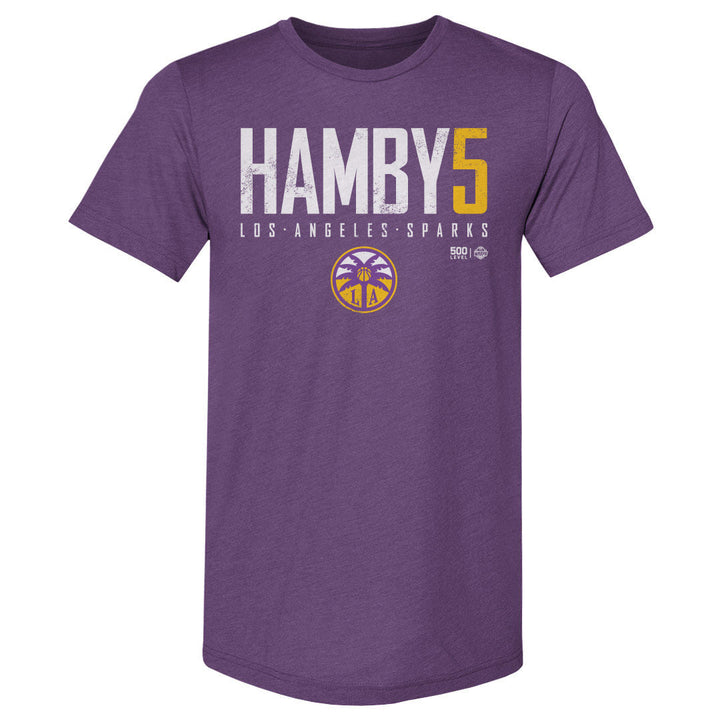 Dearica Hamby Los Angeles Sparks Elite WHT