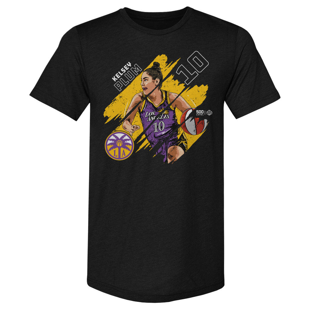 Kelsey Plum Los Angeles Sparks Stripes WHT