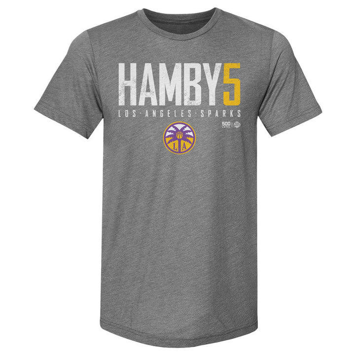 Dearica Hamby Los Angeles Sparks Elite WHT