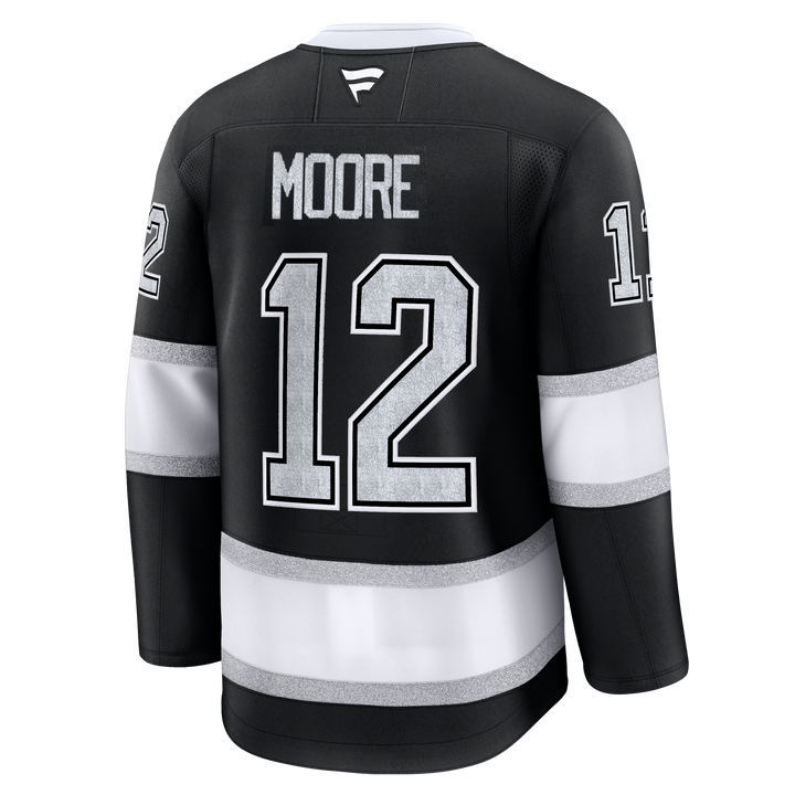 LA Kings Trevor Moore Premium Black Home Jersey