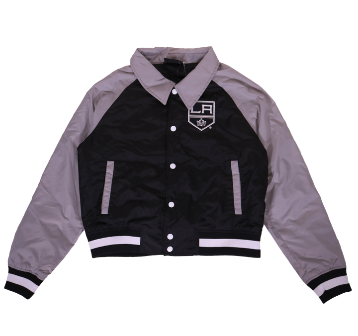 LA Kings Women's New Era Black Coaches Jacket